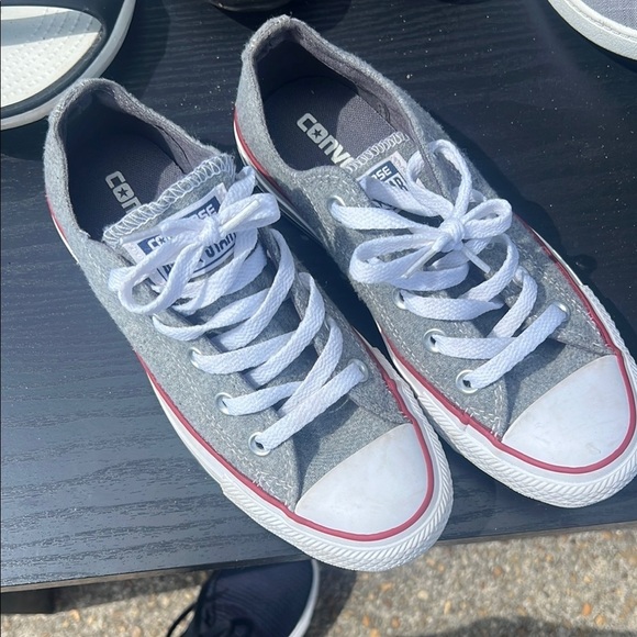 Converse Shoes - Converse Gray Low-Top Sneakers